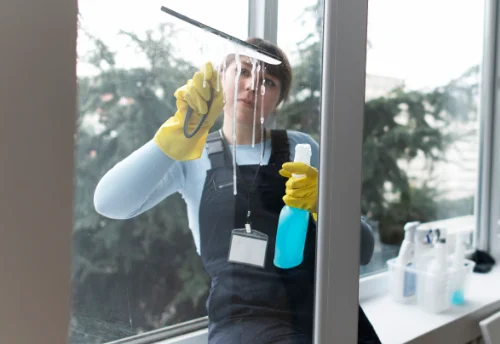 Nettoyage de vitres intérieures et extérieures à Yermenonville